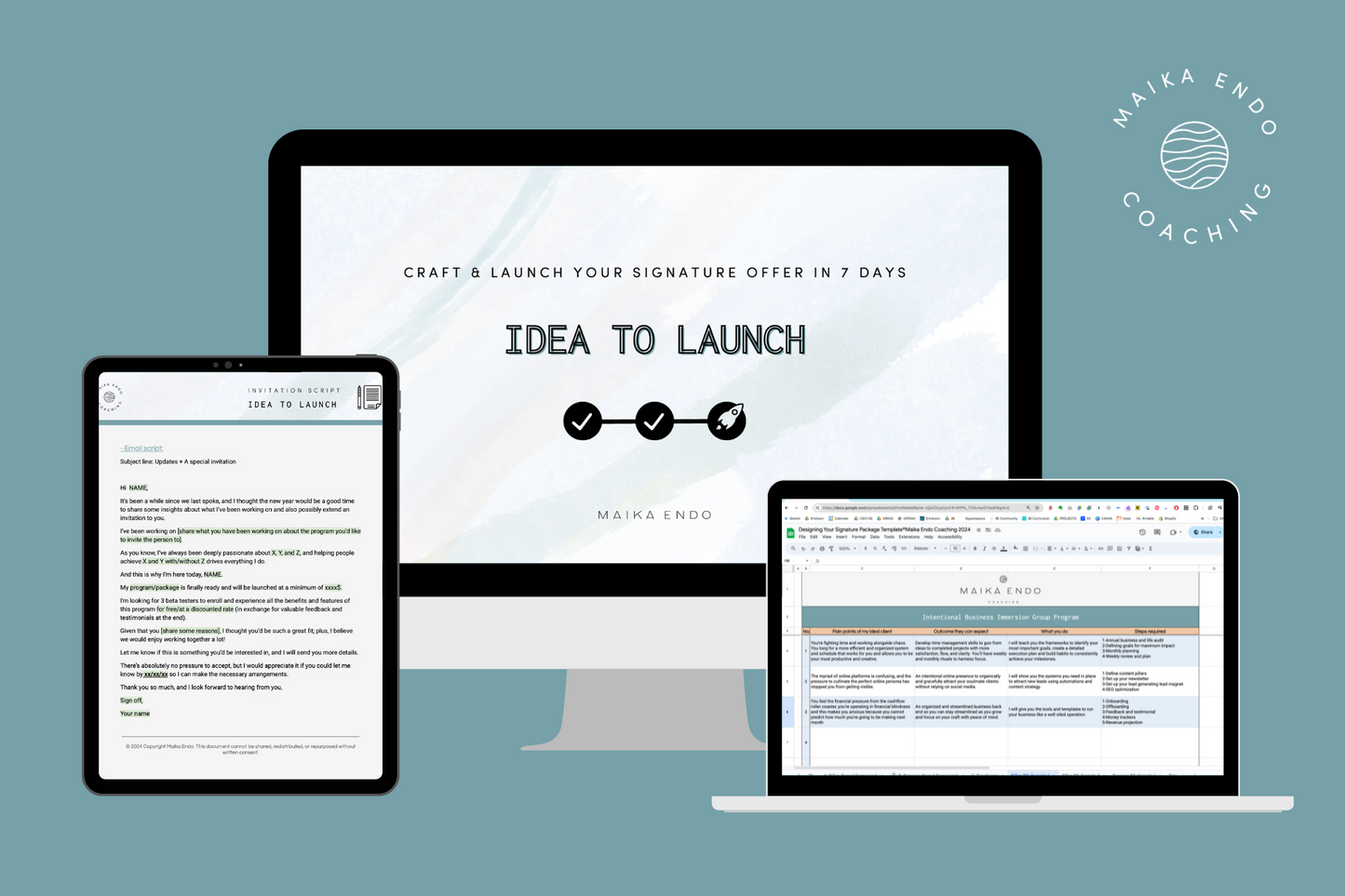 Idea to Launch