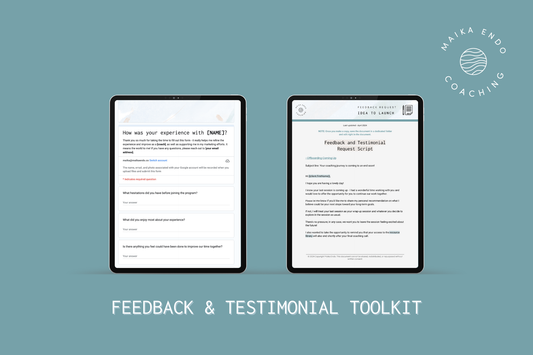 Feedback and Testimonial Toolkit