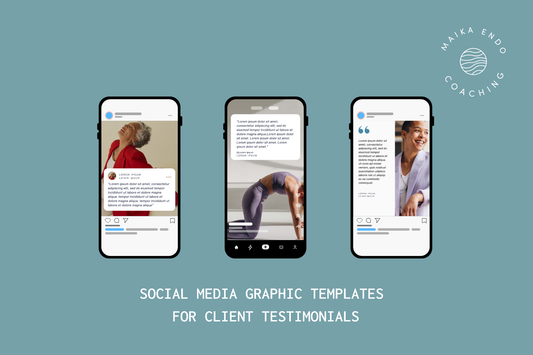 Social Media Graphic Templates For Client Testimonials